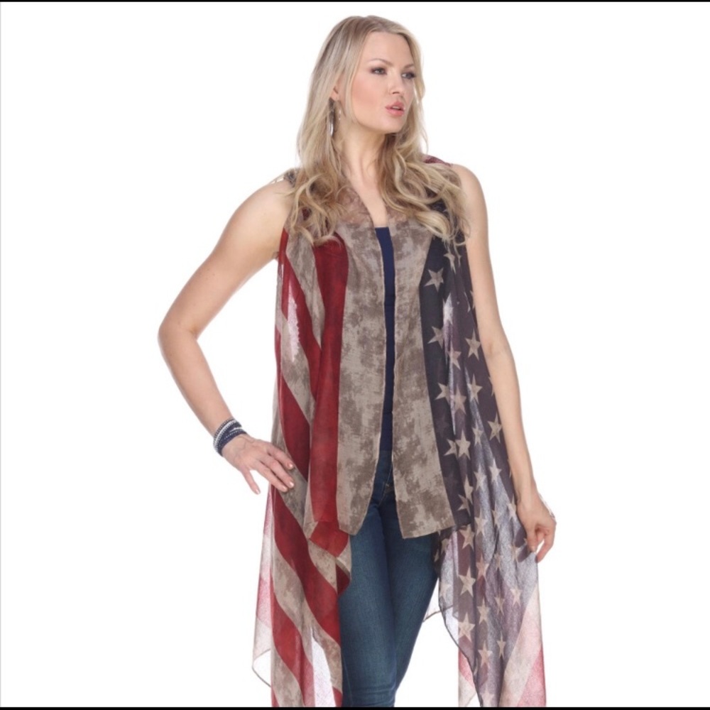 Destressed Stars & Stripes Vest